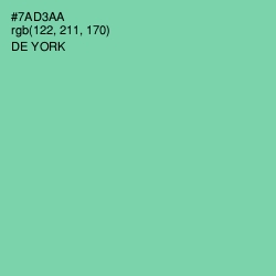 #7AD3AA - De York Color Image